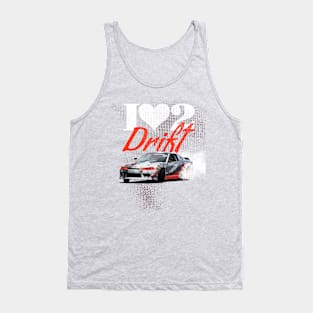 I Love to Drift Drift Car Design Tank Top